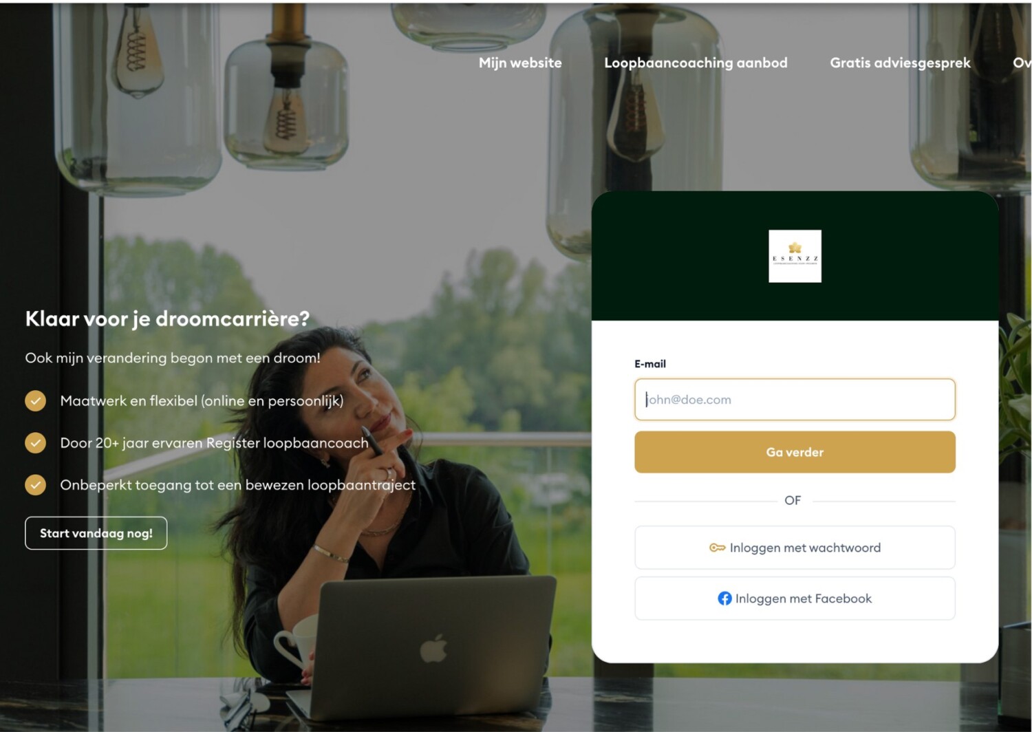 Droomcarrière Kliniek voor Vrouwen Droomcarriere kliniek voor vrouwen - Esenzz Loopbaancoaching